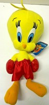 Looney Tunes Tweety Bird With Boxing Gloves &amp; Trunks 10&quot; Vintage Plush Figure - £23.81 GBP