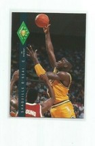 Shaquille O&#39;neal 1992 Classic 4-SPORT Wooden Award PRE-ROOKIE Card #318 - £3.95 GBP