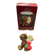 Hallmark Keepsake Christmas Ornament 1997 Child’s Third Christmas Teddy Bear - £5.05 GBP
