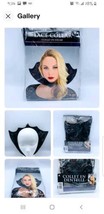 Womens Black Lace Vampire Collar Costume Accessory Halloween One Size - £6.49 GBP