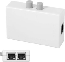  2 in 1 Out 2 Ports RJ45 LAN CAT Network Switch Selector Internal Externa - $21.20