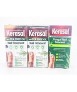 Kerasal Plus Tea Tree Oil Nail Renewal Supplement 0.33 Fl Oz Each Lot Of 3 - £17.05 GBP