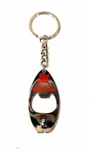 Hooters Hootie The Owl Chrome Metal Bottle Opener Key Chain - Since 1983 - New - £7.85 GBP