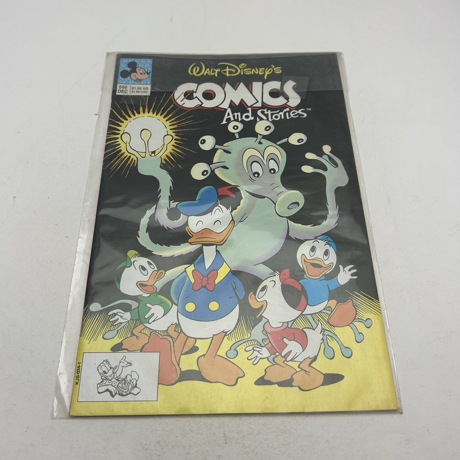 Walt Disney&#39;s Comics and Stories #566 Dell comics NM Full description be... - $6.44