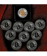 lot of ten silver bitcoin crypto curreny/ outstand FR SH - $475.79 MXN