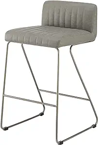 npd furniture and more Raoul PU Counter Stool, Antique Graphite Gray - $338.99
