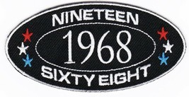 (1) 1968 SEW/IRON On Patch Embroidered Badge Emblem Chevrolet Ford Dodge Pontiac - $6.25