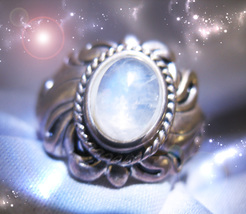 HAUNTED RING THE MOST POWERFUL MASTER GRID OF POWER HIGHEST LIGHT  OOAK MAGICK image 2