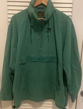 Vintage Men&#39;s M Green EVERGREEN OUTERWEAR  Pullover Coat Jacket w/hoodie... - $49.99