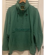 Vintage Men&#39;s M Green EVERGREEN OUTERWEAR  Pullover Coat Jacket w/hoodie... - $68.37 CAD