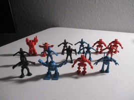 Vintage Arco Rogun Robots 1.75&quot; Mini Figures 1980s Mixed 15 Piece Lot - £16.72 GBP