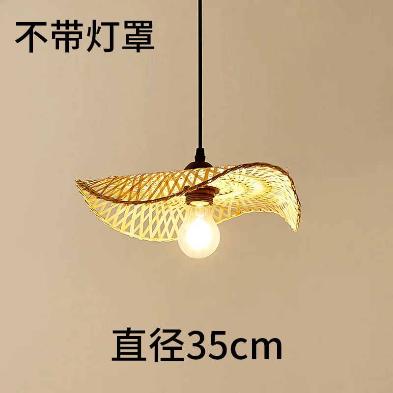 Hand Woven  Bamboo Pendant Ceiling Lights 35 45cm Rattan Wicker Suspension Chand - £166.71 GBP