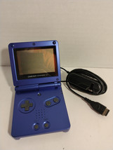 Nintendo Gameboy Advance SP Cobalt Blue Handheld Console / System with C... - £117.95 GBP