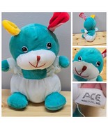 Vintage ACE Novelty Dog Plush Blue 8 Inches Stuffed Animal Toy - £38.15 GBP