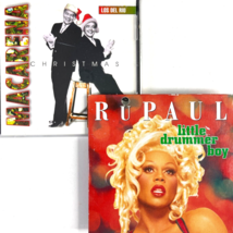 RuPaul + Macarena Christmas 2 CD Single Bundle Los Del Rio Drummer Boy 1993-96 - £14.65 GBP