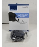 Insignia- Silicone Case for Samsung Buds Live and Samsung Buds Pro - Black - $14.85