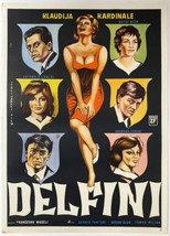 Original Movie Poster Silver Spoon Set Delfini Claudia Cardinale Maselli 1960 - £173.32 GBP