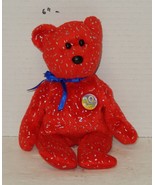 Ty DECADE 6&quot; Beanie Babies baby plush toy Red LE Limited Edition 10th Ann - $274.92 MXN