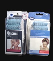 Vtg Goody Brush Rollers Soft Curls with pins blue wire small petite So Finished  - £23.80 GBP