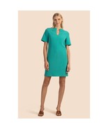 Trina Turk Penny Dress Turquoise  Shift Dress Zipper Back Fully Lined Sz... - $109.98 CAD