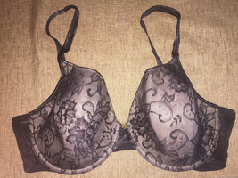 NATORI 36D Lace Overlay Padded UW Exciting Bra  - $20.23