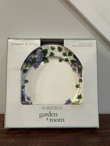 New Waverly Dinner Plates Garden Room Sweet Violet &amp; Ivy Dinnerware Dining Home - £58.39 GBP