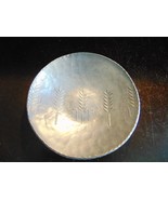 VINTAGE Hand Hammered Forged Bowl Aluminum Wheat Pattern 7” - $5.89