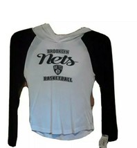 NWT Brooklyn nets  girls hoodie size small 6/6X - £10.86 GBP