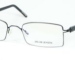 Lunettes Jacob Jensen 525H C2290 Noires Monture En Titane 52-20-142mm - $135.62