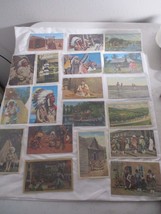 19 Native American Indian Postcards lot Vintage - £30.95 GBP