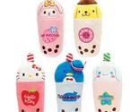 Set of 5 Hello Kitty Boba Tea Plush Toys. 10 inch each Sanrio NWT. Full Set - $78.39