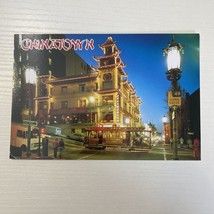 Chinatown San Francisco CA Cable Car California Street &amp; Grant Avenue Postcard - £3.03 GBP