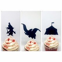 Dumbo cupcake toppers, dumbo toppers, dumbo cupcake topper - $8.42
