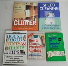 5 Household Hints Books Lot Cut Clutter Speed Cleaning Anything Mary Ellen&#39;s - £10.21 GBP