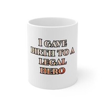 Legal Hero Ceramic Lawyer Parent Mug 11oz | Orange White Text | White La... - £8.65 GBP