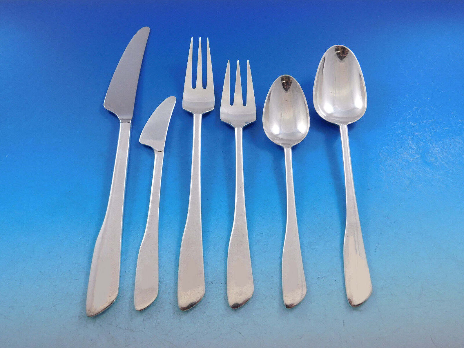 Primary image for Gazelle by Frigast Sterling Silver Flatware Set Service 72 pc Mid-Century Modern