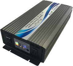 Krxny 3000W 12V Dc To 110V 120V Ac Pure Sine Wave Power Inverter 60Hz Wi... - $305.99