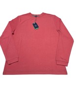 FootJoy Pullover Mens XL Pink Crewneck Ribbed Golf Sweater Drirelease Pr... - $59.60