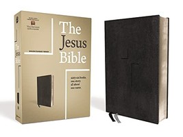 The Jesus Bible, ESV Edition, Leathersoft, Black [Imitation Leather] Zondervan a - £64.28 GBP