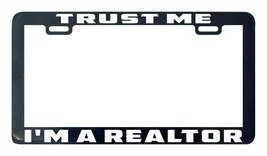 Trust me I&#39;m a Realtor license plate frame holder tag - £4.73 GBP