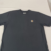 Carhartt K87 BLS Loose Fit Men's Blue Cotton Short Sleeve Crewneck T-Shirt Large image 8