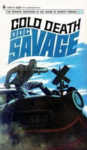 Paperback Cover Poster - DOC SAVAGE -  Cold Death (1968) Canvas Art 14&quot;x24&quot; - £19.92 GBP