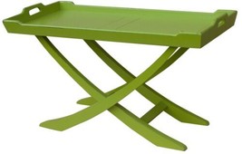 Coffee Table Cocktail TRADE WINDS CHEDI Traditional Antique Apple Green Painted - £606.71 GBP