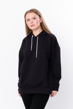 Hoodie (women’s), Any season,  Nosi svoe 8360-057 (chornylno-synij) - $37.40+