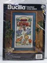 Bucilla-Nancy Rossi Counted Cross Stitch Noah&#39;s Ark Kit #40632 1992  - $23.76