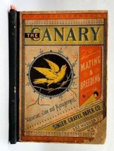 1880 Antique Amazing Canary Bird Mating Breed Care Management Book Illustrated - £177.98 GBP