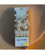 Seaport 10 Mini LED Lights Beach Sand Corked Bottles Warm White Nautical... - $7.91