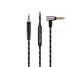Nylon Audio Cable with Mic For Sennheiser HD 400BT 450BT 450SE 458BT headphone - $19.99