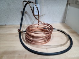 Copperhead Copper Immersion Wort Chiller for Beer Brewing Making W/ Hoses Tubes - £27.52 GBP