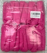 Shoes Covers Disposable 100 Pack 50 Pairs Nonwoven Fabric Thickened Shoes Pink - £28.40 GBP